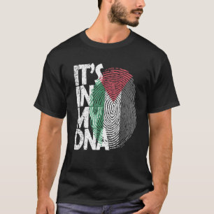 Het is in mijn Dna Palestijnse Arabische Palestijn T-shirt
