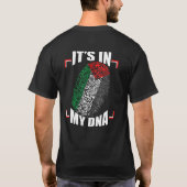 Het is in mijn Dna Palestijnse Arabische Palestijn T-shirt (Achterkant)