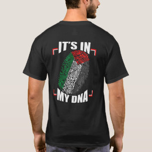 Het is in mijn Dna Palestijnse Arabische Palestijn T-shirt