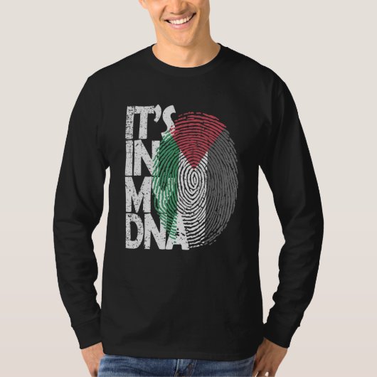 Het is in mijn Dna Palestijnse Arabische Palestijn T-shirt (Voorkant)