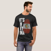 Het is in mijn DNA Peruaanse Shirt Proud Gift Peru (Voorkant volledig)