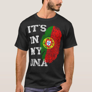 Het is in mijn DNA Portugal Genetische Portugese w T-shirt
