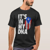 Het is in mijn dna Puerto Rico Ricaanse Mannen Vro T-shirt (Voorkant)