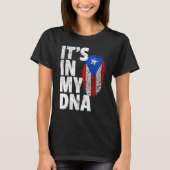 Het is in mijn dna Puerto Rico Ricaanse Mannen Vro T-shirt (Voorkant)
