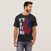 HET IS IN MIJN DNA Samoa Flag Boy Girl Gift T-shirt (Voorkant volledig)