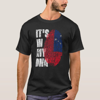 Het is in mijn dna Samoa vlag Samoan T-shirt