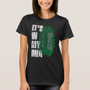 Het is in mijn Dna Saoedi-Arabië vlag Saudi-Arabië T-shirt