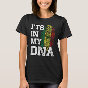 Het is in mijn DNA Senegalese vingerafdruk Proud S T-shirt