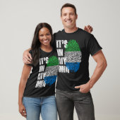 HET IS IN MIJN DNA Sierra Leone Flag Boy Girl Gift T-shirt (Unisex)