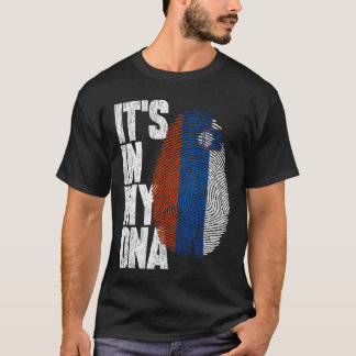 Het is in mijn DNA Sloveense Shirt Proud Hispanic