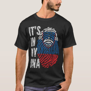 HET IS IN MIJN DNA Slovenië Vlag Mannen Kinderen T-shirt
