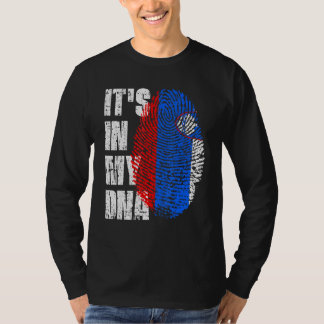Het is in mijn dna Slovenië, vlag Sloveens T-shirt