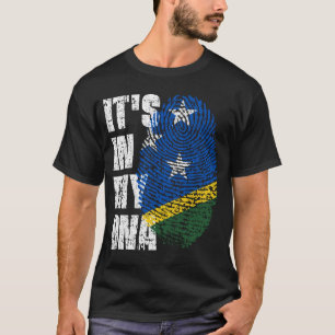 HET IS IN MIJN DNA Solomon Islands Flag Boy Girl G T-shirt