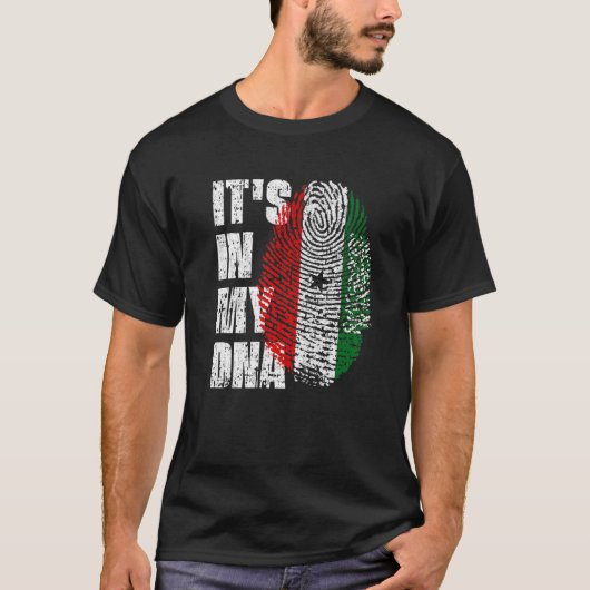 HET IS IN MIJN DNA Somaliland Flag Somalilander T-shirt (Voorkant)