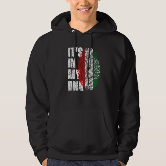 Het is in mijn DNA Somaliland vlag Somalilander 1 Hoodie (Voorkant)