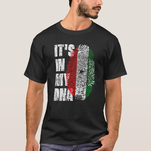 Het is in mijn DNA Somaliland vlag Somalilander 1 T-shirt (Voorkant)
