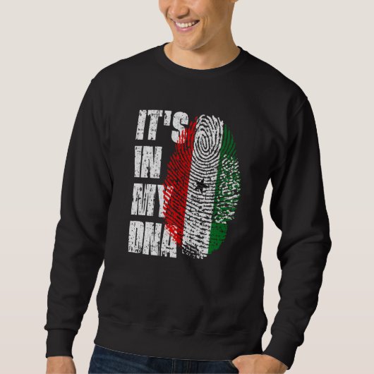 Het is in mijn DNA Somaliland vlag Somalilander 1 Trui (Voorkant)