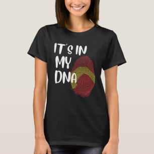 Het is in mijn DNA Spaanse trotse Español Spaanse  T-shirt