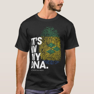 HET IS IN MIJN DNA St. Vincent & Grenadines Vlag S T-shirt