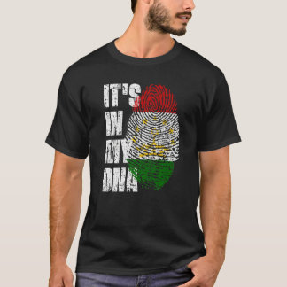 Het is in mijn Dna Tadzjikistan vlag Tadzjikistani T-shirt