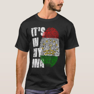 Het is in mijn DNA Tadzjikistan vlag Tadzjikistani T-shirt
