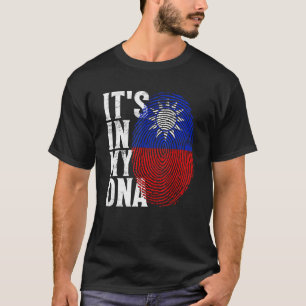 Het is in mijn DNA Taiwan vlag, Taiwan Taiw. T-shirt