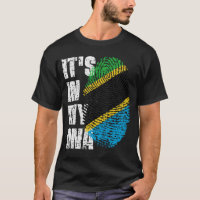 HET IS IN MIJN DNA Tanzania Flag Boy Girl Gift