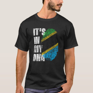 HET IS IN MIJN DNA Tanzania Flag Tanzania T-shirt