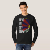 Het is in mijn Dna-Tibetaanse vlag Tibetan T-shirt (Voorkant volledig)