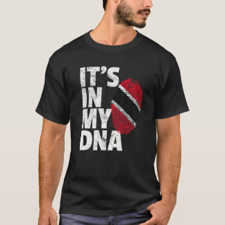 HET IS IN MIJN DNA Trinidad en Tobago Vlag Kerstmi T-shirt