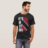 Het is in mijn dna Trinidad en Tobago vlag Trinida T-shirt (Voorkant volledig)