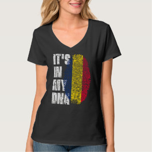 Het is in mijn Dna Tsjaad, Tsjaad T-shirt