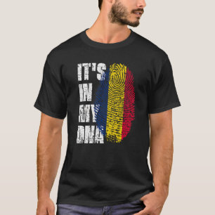 Het is in mijn Dna Tsjaad, Tsjaad T-shirt
