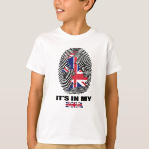 Het is in mijn DNA UK Patriotic United Kingdom T-shirt