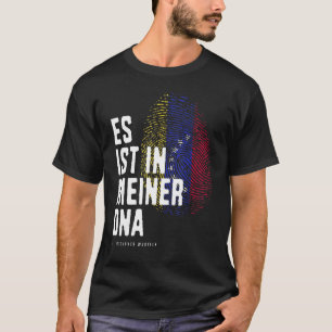 Het is in mijn dna-Venezuela, die Venezolaans Vene T-shirt