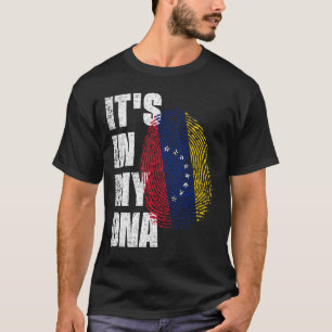 HET IS IN MIJN DNA-Venezuela Vlag T-shirt