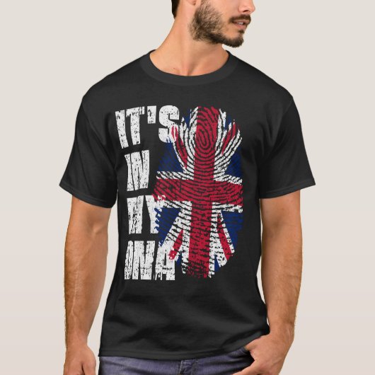 HET IS IN MIJN DNA Vlag Boy Girl Gift T-shirt (Voorkant)