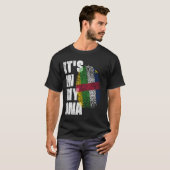 HET IS IN MIJN DNA-Vlag. T-shirt (Voorkant volledig)