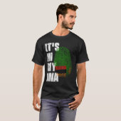 HET IS IN MIJN DNA Zambia vlag T-shirt (Voorkant volledig)