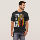 HET IS IN MIJN DNA Zimbabwe Flag Boy Girl Gift T-shirt (Voorkant volledig)