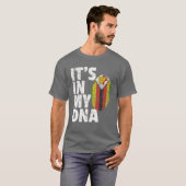 HET IS IN MIJN DNA Zimbabwe Flag Officiële Pride G T-shirt (Voorkant volledig)