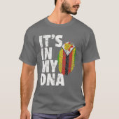 HET IS IN MIJN DNA Zimbabwe Flag Officiële Pride G T-shirt (Voorkant)