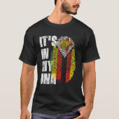 HET IS IN MIJN DNA Zimbabwe Flag Zimbabwean T-shirt (Voorkant)