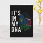 Het is in mijn DNA - Zuid-Soedan vlag Kaart (Gele Bloem)