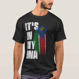 HET IS IN MIJN DNA Zuid-Soedanvlag T-shirt