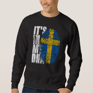 Het is in mijn DNA Zweden Graphic voor mannen Vrou Trui