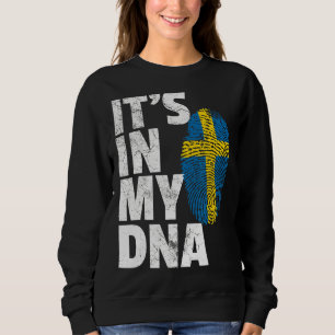 Het is in mijn dna Zweden Zweedse Mannen vrouwen Trui