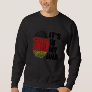 Het is in mijn Duitse dna Duitse vlaggen Duitse ou Trui