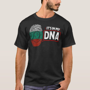Het is in mijn nationale DNA-vlag Bulgaarse patrio T-shirt
