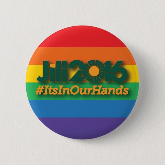 Het is in onze handen ronde button 5,7 cm (Voorkant)
